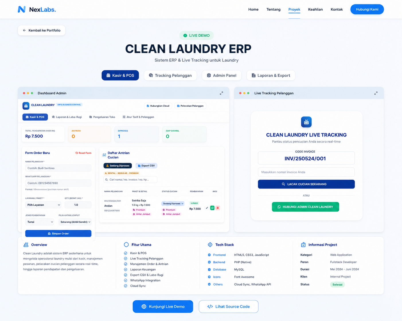 Laundry Booking System